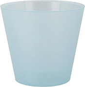 Горшок для цветов Фиджи Орхид D 160 мм/1,6 л голубой перламутровый Пластик Репаблик ING1558ГЛПЕРЛ