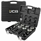 Набор инструментов для снятия и установки втулок, подшипников и сайлентблоков универсальный, 28пр., М10, М12, М14, М16, в кейсе JCB JCB-933T3