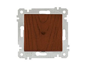 Выключатель 1-клав. двухполюсный, скрытый, без рамки, винт. зажим, орех, RITA, 10 A, 250 V, IP 20, Mutlusan 22004050257