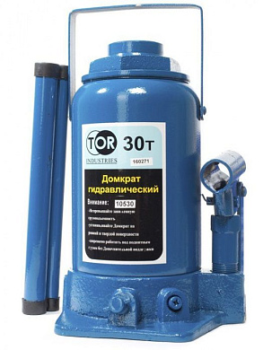 Домкрат бутылочный 30 т, 260-430 мм, ДГ-30 TOR 10530