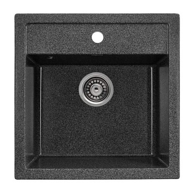 Мойка кухонная из мраморной крошки, графит, A11-24 Gerhans