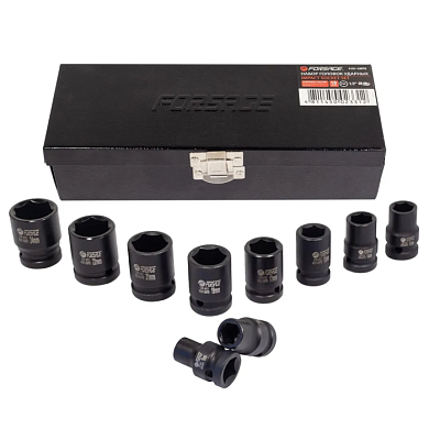 Набор ударных головок 10-24 мм 1/2'' 6-гр 10 пр Forsage F-4101-5MPB