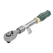 Трещотка реверсивная 1/2'' L 300-440 мм, 72 зуб, телескопическая с резиновой эргономичной ручкой RockForce RF-802433