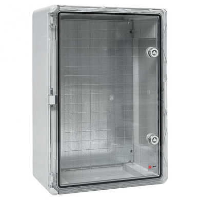 Щит пластиковый с монтажной платой прозр, дверь 500х350х190 мм IP65 EKF PROxima PBT65MP005