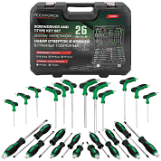 Набор отверток PH, PZ, SL и ключей Т-образных Torx, Hex 26 пр RockForce RF-2269H