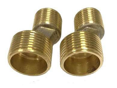 Эксцентрики для смесителя 1/2" Ш х 3/4" Ш (пара), латунь Ledeme L70-1