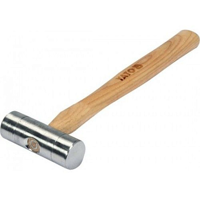 Молоток алюминиевый с деревянной ручкой 150гр, 30 мм Yato YT-45280