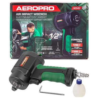 Пневмогайковерт ''Twinhammer'' 1/2'' 1200 Нм RockForce RF-82545