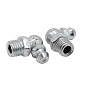 Пресс-масленка 8 мм угловая, 90°, комплект 10 шт. RockForce RF-GN-01-90-8MM