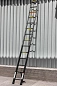 Лестница телескопическая алюминевая бытовая 4,1 м, 14 ступ. RockForce RF-UP410