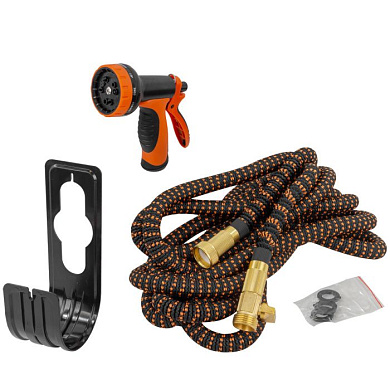 Шланг садовый в комплекте с пистолетом-распылителем 15 м WMC TOOLS WMC-TG7106005-15M