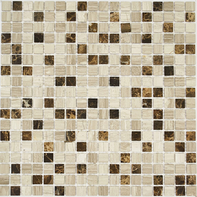 Мозаика Pietrine Pietra MIX 6 POL, 15х15х4 мм, MOSAICSTORY 35351