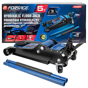 Домкрат подкатной гидравлический 5 т, 115-550 мм, двухпоршневой с усиленным корпусом Forsage F-TR50001