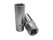 Головка свечная 14 мм, 3/8'', 12-гр., L-65 мм RockForce RF-807314