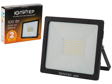 Прожектор светодиодный 100 Вт 6500K Юпитер JP1220-100