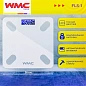 Весы электронные напольные бытовые, макс.нагрузка 150 кг WMC TOOLS WMC-FLS-1