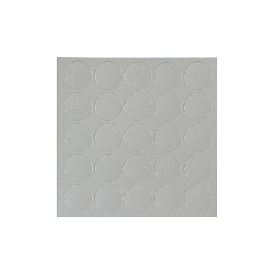 Заглушка самоприлипающая к эксцентрику светло-серый (20307) (лист-28шт.) FOLMAG 21378