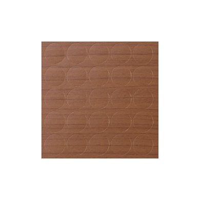 Заглушка самоприлипающая к конфирматам красная вишня (14364) (лист-25шт.) FOLMAG 16820