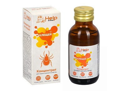 Концентрат от клещей до 20 соток, инсектицидный, 100 мл, HELP 80226