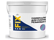 Паста уплотнительная, универсальная, 450 мл., ведро, графит, SANFIX 41675