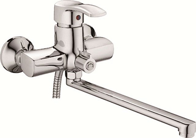 Смеситель для ванны, цинк, хром Loffrey LF82264