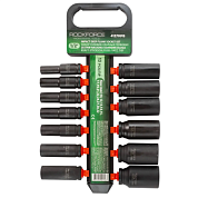Набор головок ударных глубоких 10-32 мм 13 пр 1/2'' 6-гр RockForce RF-4137MPB