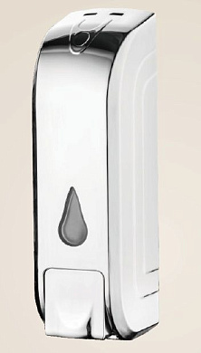 Дозатор жидкого мыла, пластик, хром L408 Ledeme