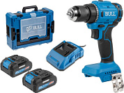 Аккум. дрель-шуруповерт SR 1803 Xcase XLTpro БЕСЩЕТ., 2x2 А*ч, 18 В, 45 Н*м, БЗП 10 мм BULL 1329880