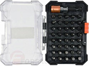 Набор бит SL, PH, PZ, Torx, HEX, Square Head 1/4'' с битодержателем 41 пр. Sthor 66301