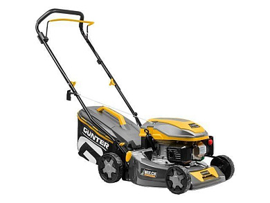 Газонокосилка бензиновая LMB-420, 4.0 л.с., шир. 42 см, ручной привод, стальн. корпус, травосборник 40 л GUNTER GU1557-3