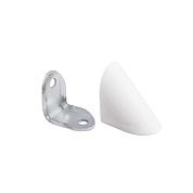 Уголок с металлической основой и пластиковой крышкой белый (уп/80шт) Z-02 PL 41015