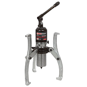 Съемник двух-трехлапый переставной гидравлический 30 т, Øзахвата 150-400 мм, глубина захвата 220 мм, ход штока 70 мм, ForceKraft FK-6590630H