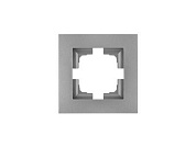 Рамка 1-местная серебро, Стиль новый, Bylectrica ЮЛИГ.735212.551сер