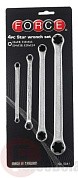 Набор накидных ключей Е-профиль (Torx) Е6-Е24 4 пр. Force 5041