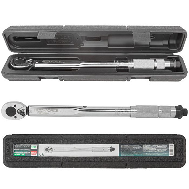 Ключ динамометрический щелчкового типа "Profi" 19-110Нм 3/8'' RockForce RF-1202