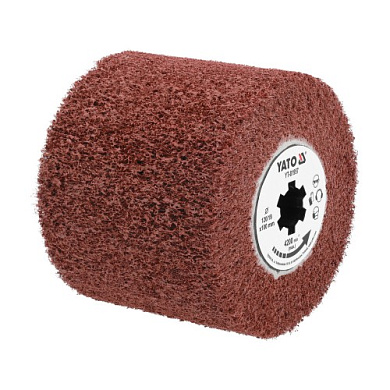 Диск абразивный из нетканого синтетического материала Р120 для сатинирования 120х100х19 мм Yato YT-81957