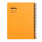 Блокнот "Rhodia", А5+, 80 листов, клетка, оранжевый