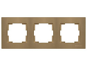 Рамка 3-ая горизонтальная золотая, RITA, Mutlusan 22208001380