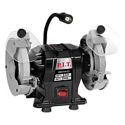 Станок точильный электрич., 200 Вт, 2950 об/мин, Ø125х12,7х16 мм, LED, пылезащита PIT PBG125-C2