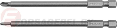 Бита Tri-Wing №0x100 мм., №1x100 мм., 1/4'', 2 шт. AISI S2 Yato YT-0493