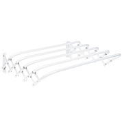 Сушилка для белья настенная складная 6 м, 1200х450х185 мм, белый NIKA СН120Б