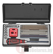 Набор двухсторонних бит с отверткой PH, PZ, SL, HEX, Torxи головок Е-профиль 26 пр 1/4'' Force 2263