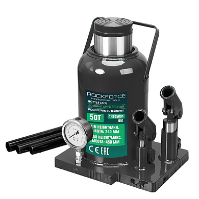 Домкрат бутылочный 50 т, 280-450 мм RockForce RF-TH905001 BIG