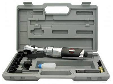 Пневмотрещотка 1/2'' 68 Нм, в наборе с ударн. головками 17 пр. Sumake ST-5556К