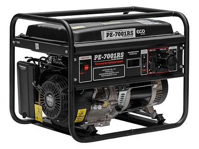 Электростанция, генератор бензиновый PE-7001RS, "Black Edition", 5.5 кВт, 230 В, бак 25.0 л ECO EC1566-2