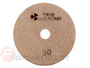 Алмазный гибкий шлифкруг ''Черепашка'' мокрая шл. Trio-Diamond