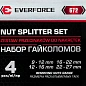 Набор гайколомов 4 пр., 9-12, 12-16, 16-22, 22-27 мм EVERFORCE EF-672