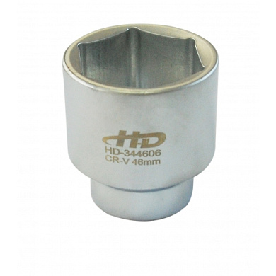 Головка торцевая 3/4" 6-гр 46 мм L65 мм CrV H-D HD-344606
