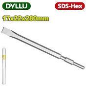 Зубило плоское SDS-Hex 17x22x280 мм DYLLU DTGZ1206