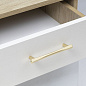 Ручка меб. скоба мет. MARGARITA 128 брашированное золото AKS 104221